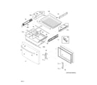 Frigidaire FFHN2740PP5A freezer drawer, baskets diagram