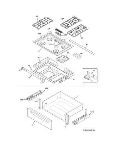 Top/drawer
