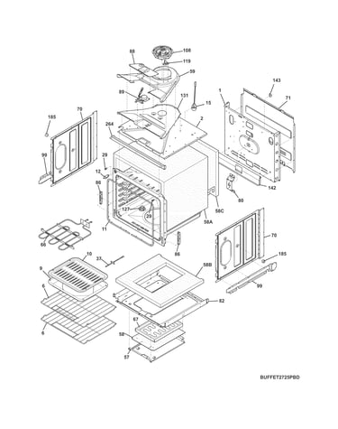 Upper oven