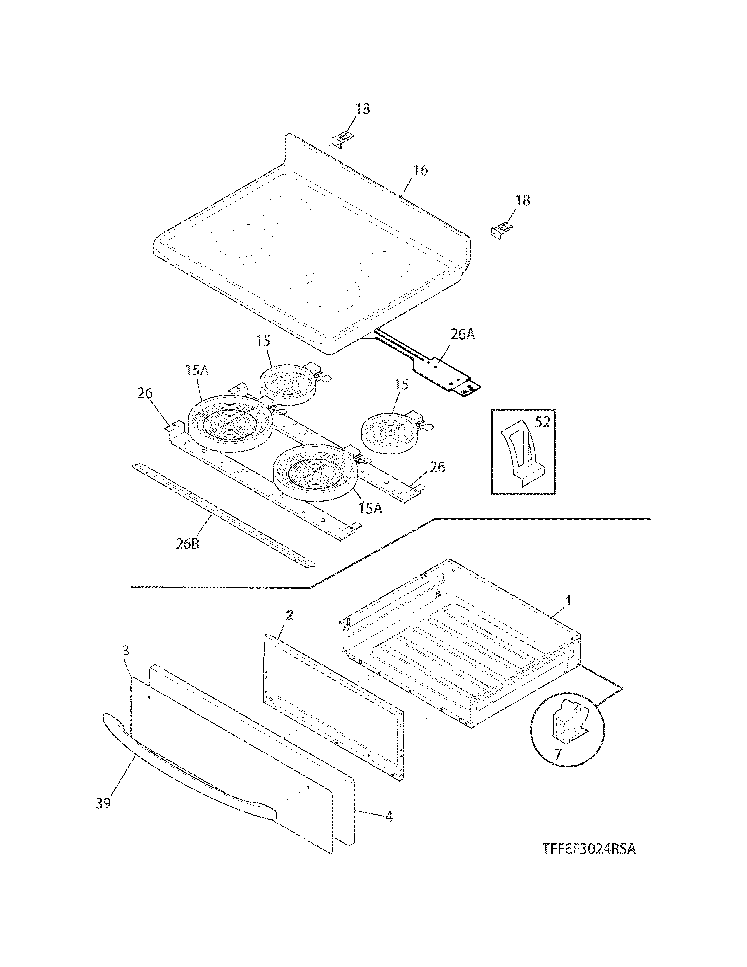 Top/drawer