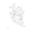 Frigidaire FFES3025PSE backguard diagram