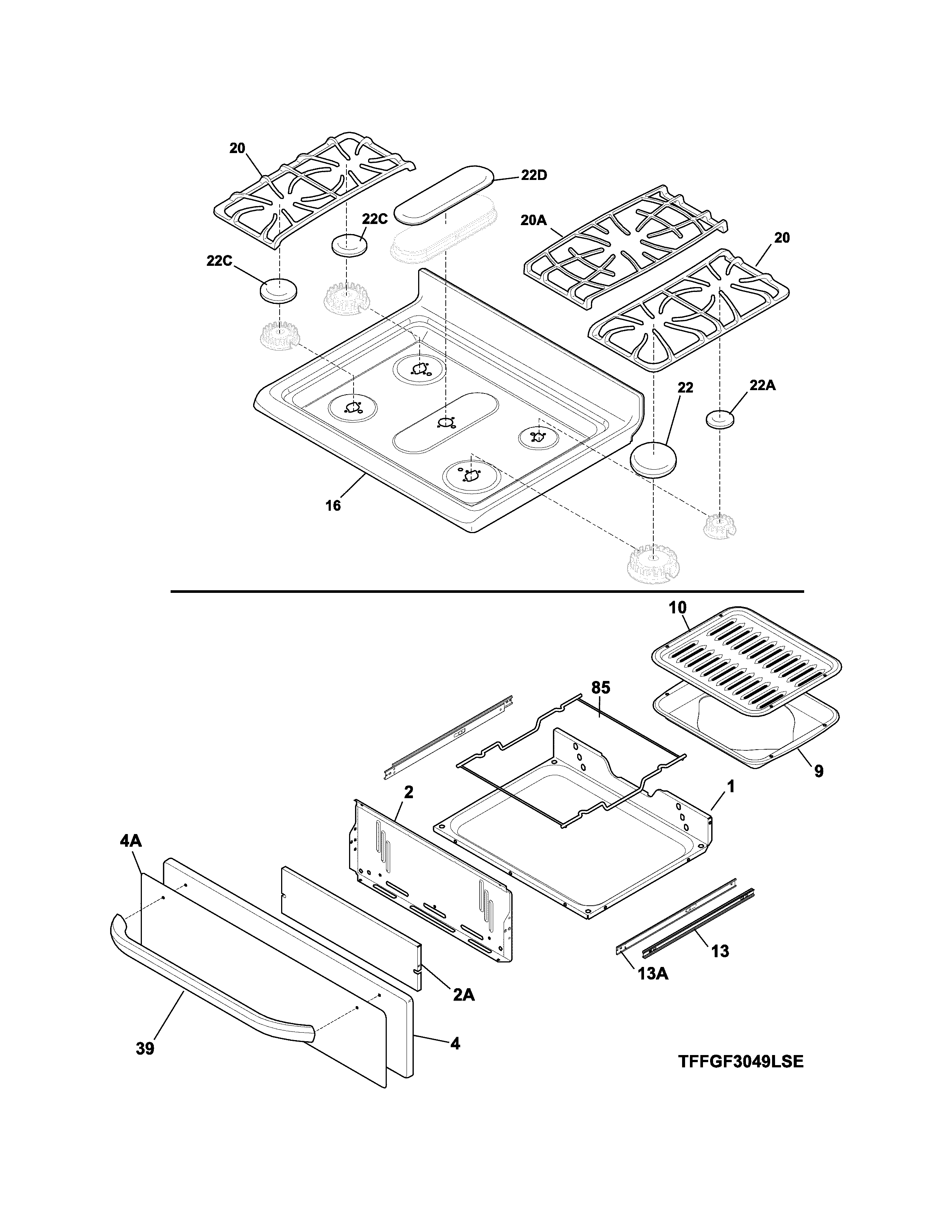 Top/drawer