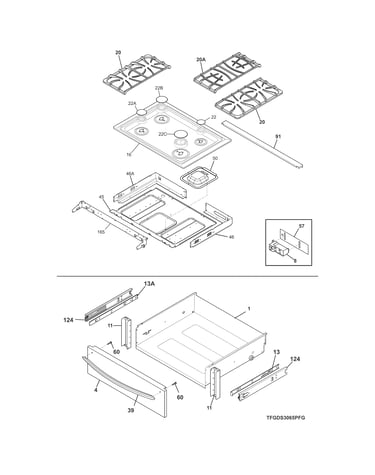 Top/drawer