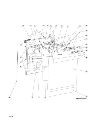 Control panel/door