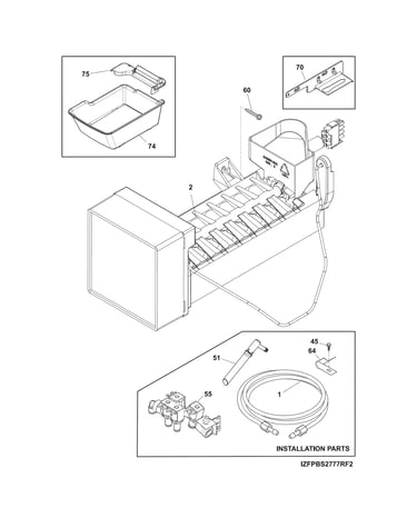 Freezer ice maker
