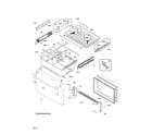 Electrolux EI28BS65KSDA freezer drawer, baskets diagram