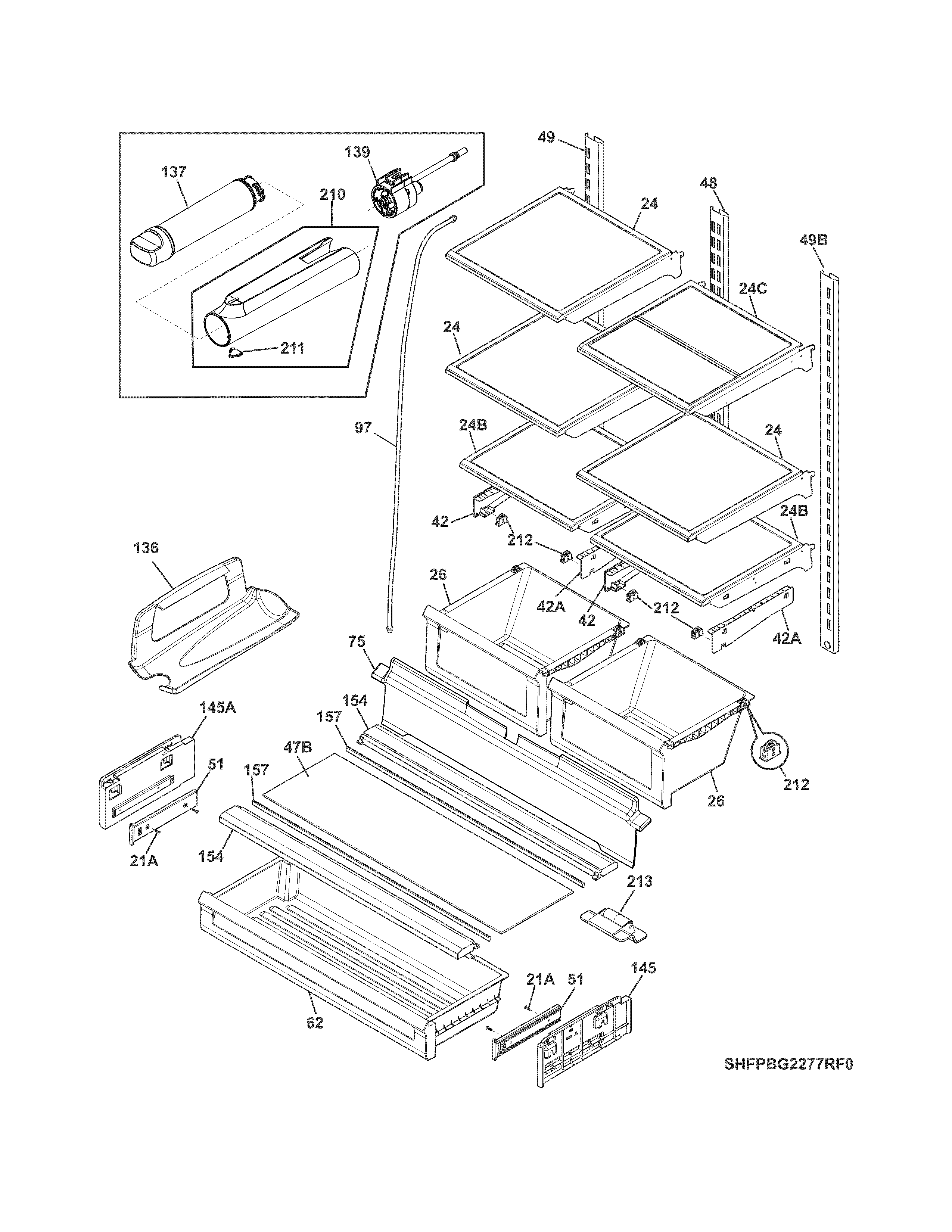 SHELVES