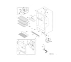 Frigidaire FFFH20F2QWD cabinet diagram