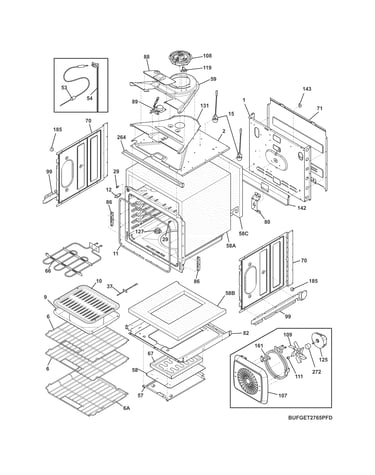 Upper oven
