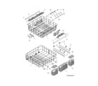 Frigidaire FGID2466QF4A racks diagram