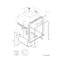 Frigidaire FFBD2411NB7B tub diagram