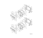 Kenmore 79049413313 doors diagram