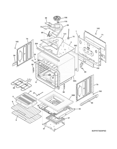 Upper oven