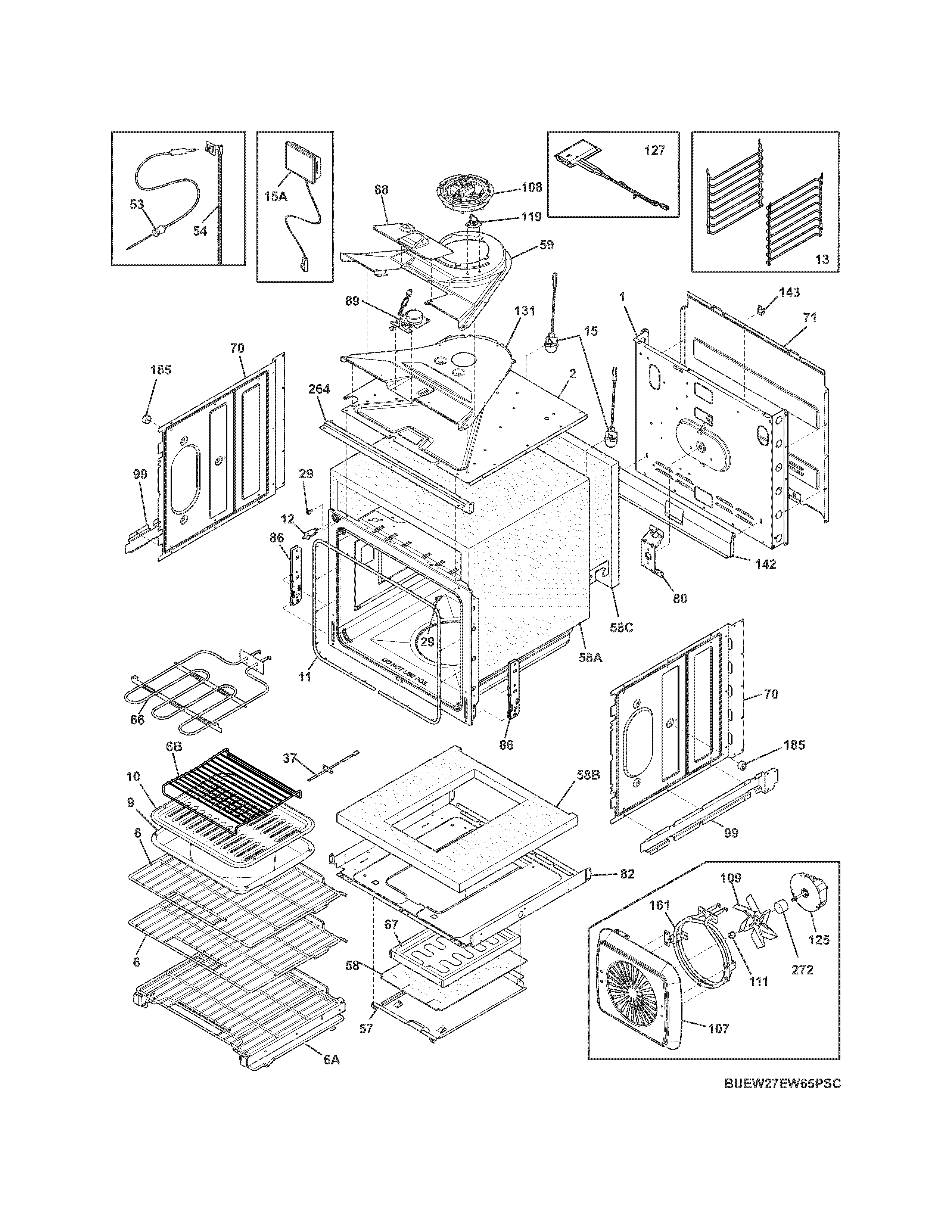 Upper oven