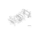 Frigidaire FFES3015PSC door diagram