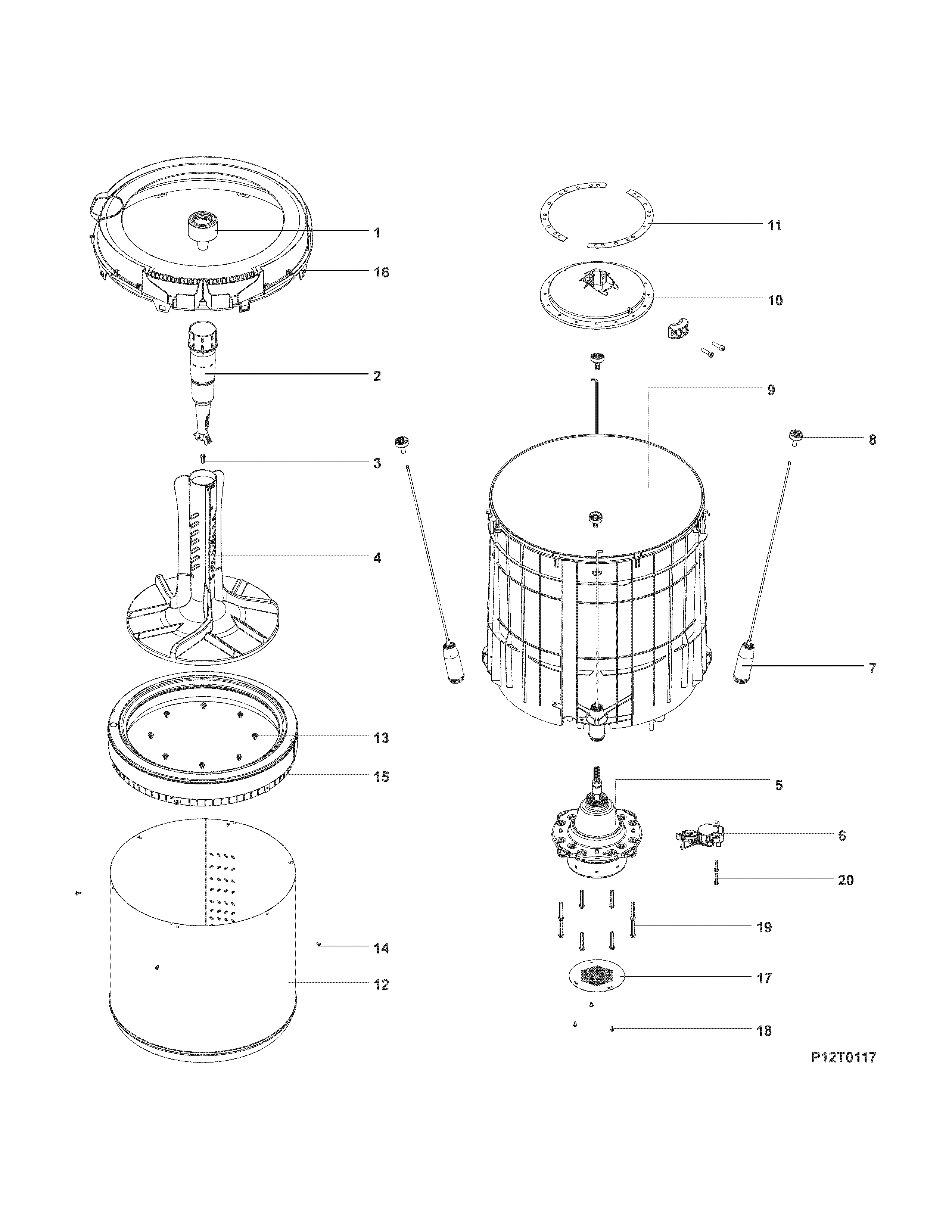 MOTOR/TUB