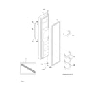 Frigidaire FFHS2311PFEA freezer door diagram