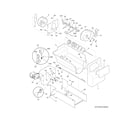 Frigidaire FFHS2311PFEA ice container diagram