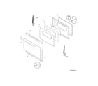 Crosley CRG3150PBC door diagram