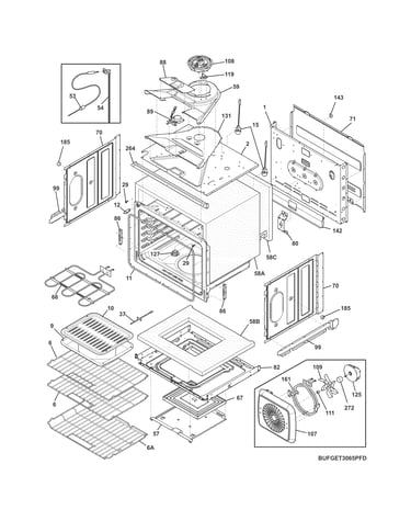 Upper oven