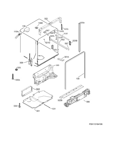 Tub & frame