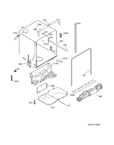 Tub & frame