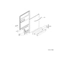 Frigidaire FGID2474QB0A door diagram