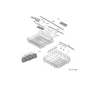 Frigidaire FGID2474QF0B racks diagram