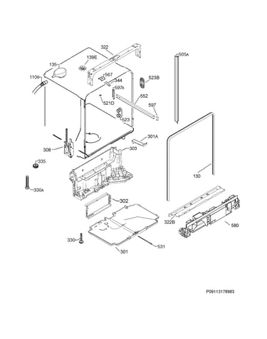 Tub & frame