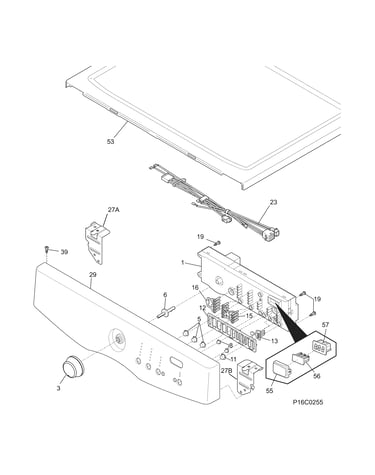Controls/top panel