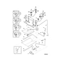 Frigidaire LFGF3053QFC burner diagram