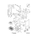Frigidaire LFGF3053QFC body diagram