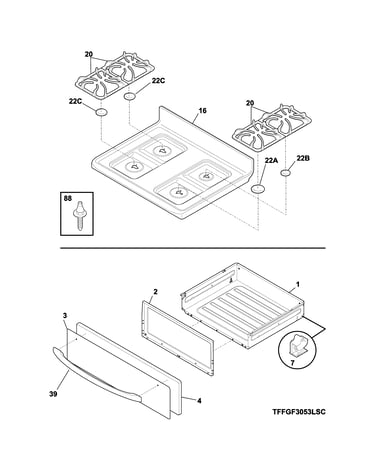Top/drawer