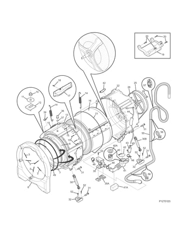 Motor/tub