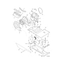 Kenmore 41761712510 motor/blower/belt diagram