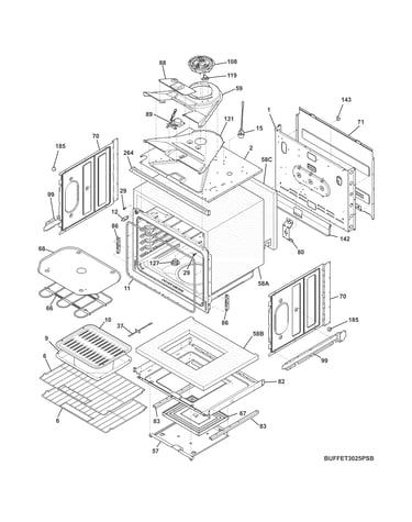 Upper oven