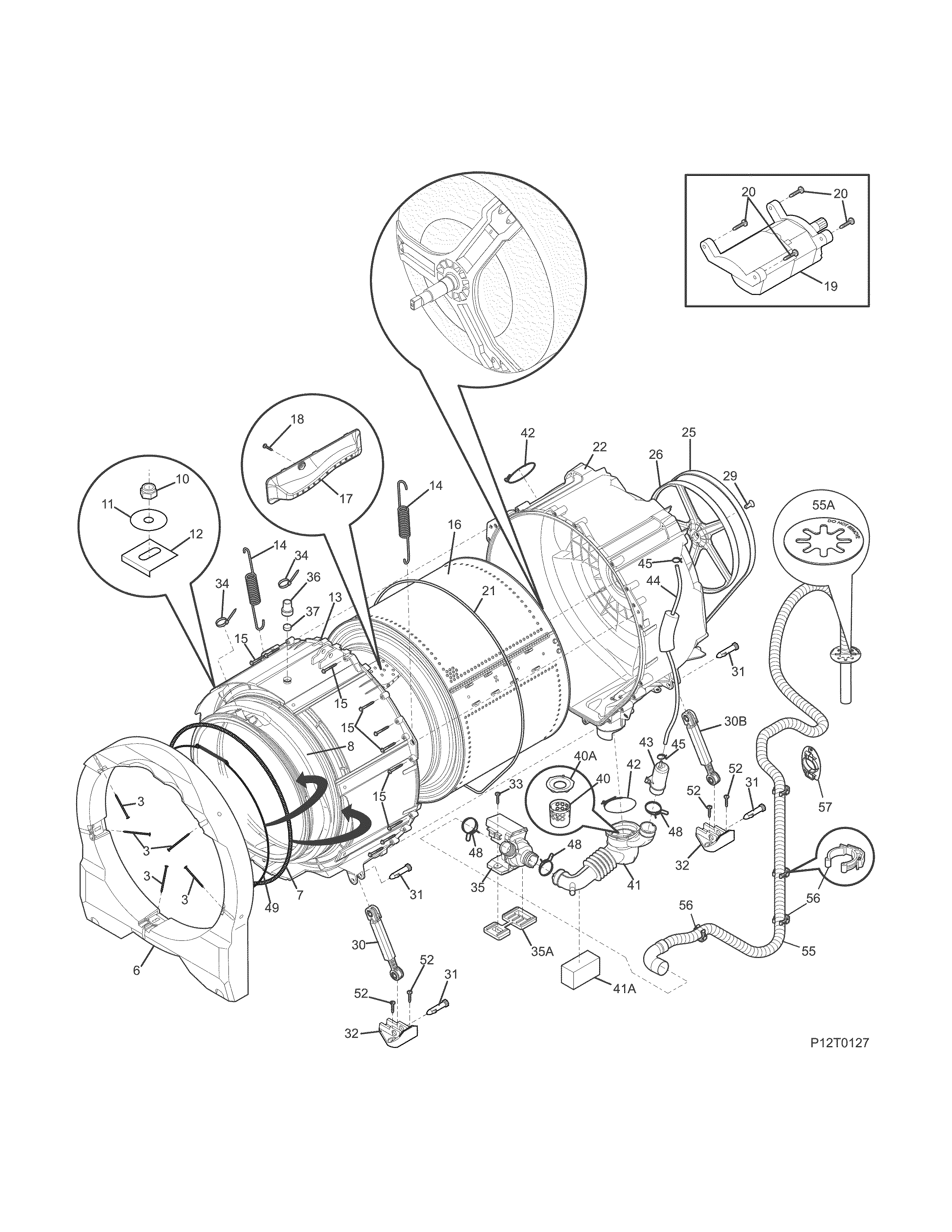 Motor/tub