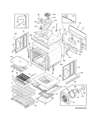 Upper oven