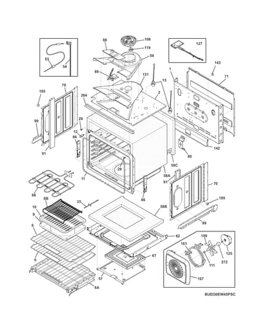 Upper oven