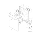 Frigidaire LFID2422RF3B door diagram