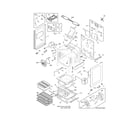 Frigidaire FPGF3077QFA body diagram