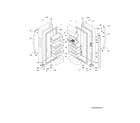 Kenmore 25370412413 fresh food doors diagram