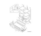 Kenmore 25370412413 shelves diagram