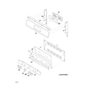 Frigidaire FGGF3058RFA backguard diagram