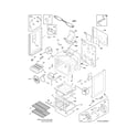 Frigidaire FGGF3058RFA body diagram