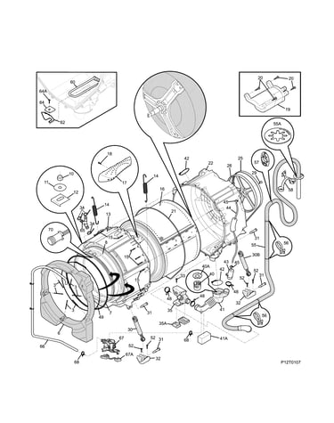 Motor/tub