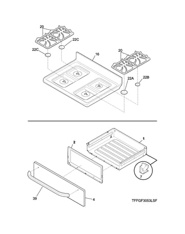 Top/drawer