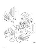 Upper cabinet/drum heater