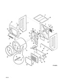Upper cabinet/drum heater