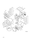 Upper cabinet/drum heater